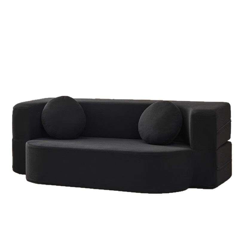 compressed sofa Black color foldable