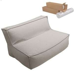 Vacuum Compressed Boneless Sofa Beach Chair Set Foam Couch