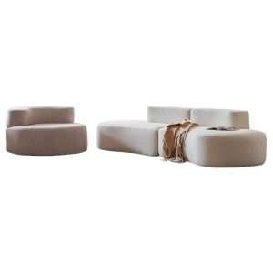 Factory Velvet Living Room Sectional Sponge Couch Lounge Sofa Set for Villas