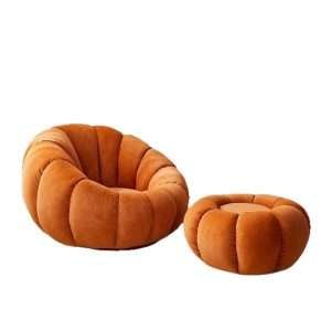 Pumpkin Molded foam lazy sofa chair