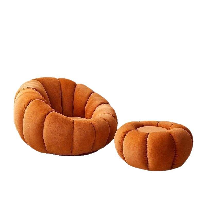 Pumpkin Molded foam lazy sofa chair