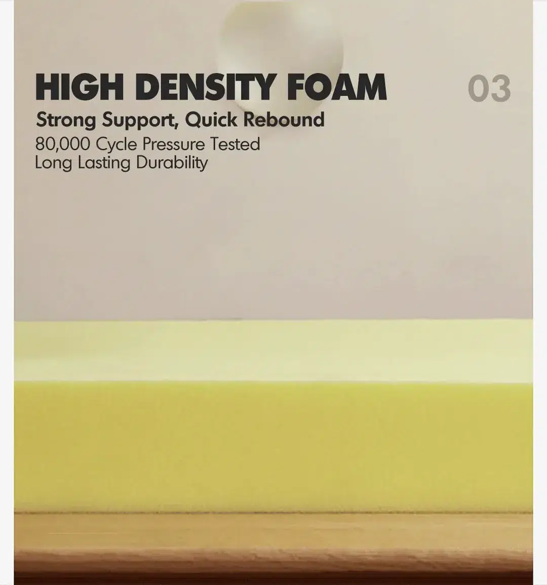 High density foam compressed sofa , strong support ,quick rebound ,80,000 cycles pressure tested long lasting durability