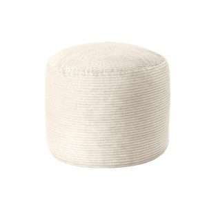 Vacuum Compress Round Seat Pouf Ottoman Pedal for Living Room