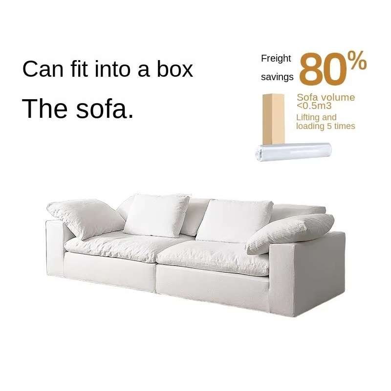 Sofa in a box Modern Apartment Sponge Compression Boneless Sofa