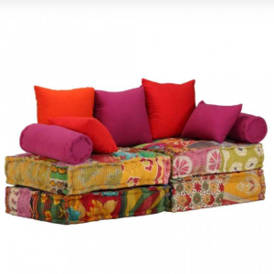 Creative design 3 in 1 convertible sleeper sofa bed